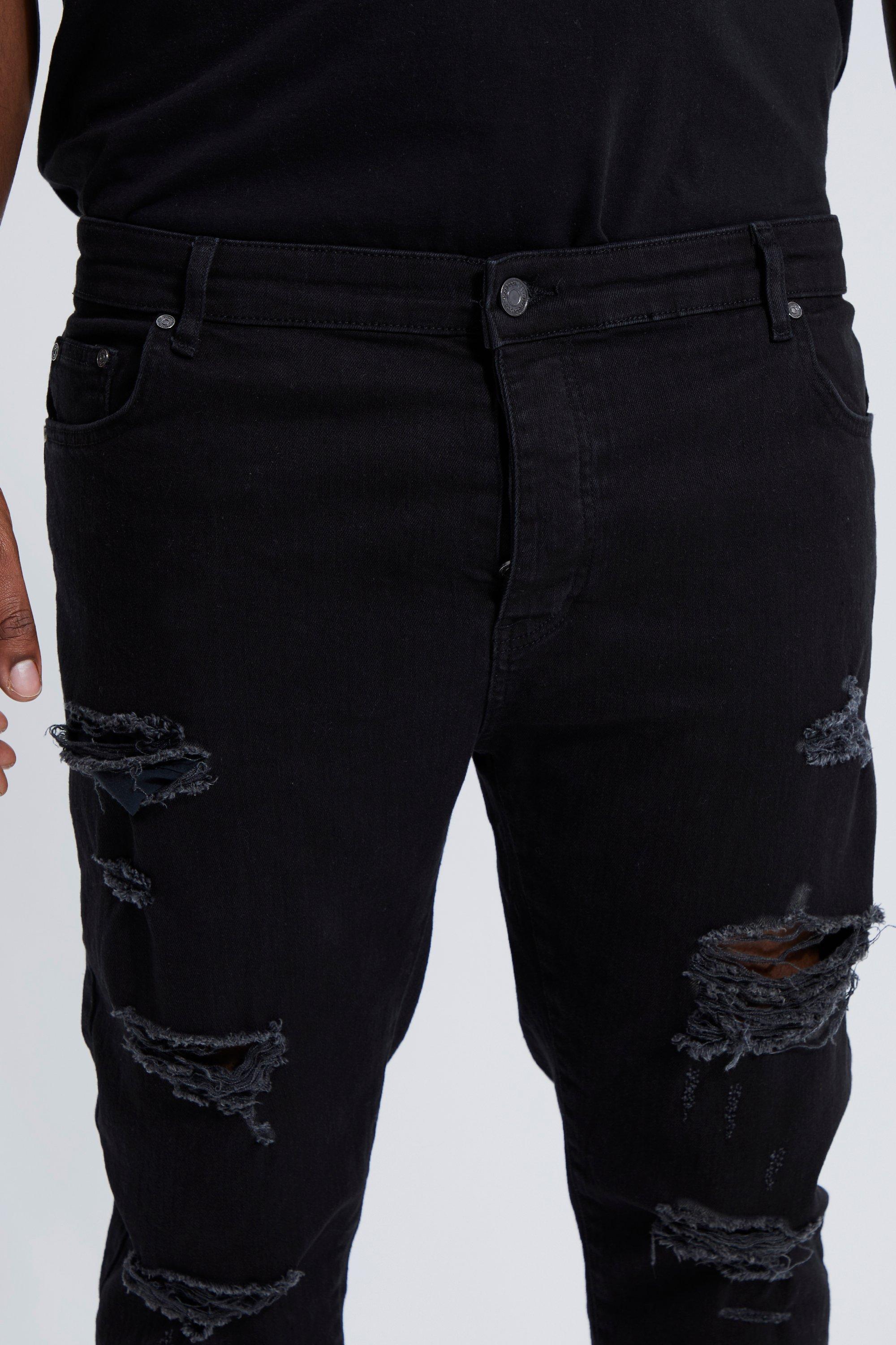 Black ripped jeans for hot sale sale